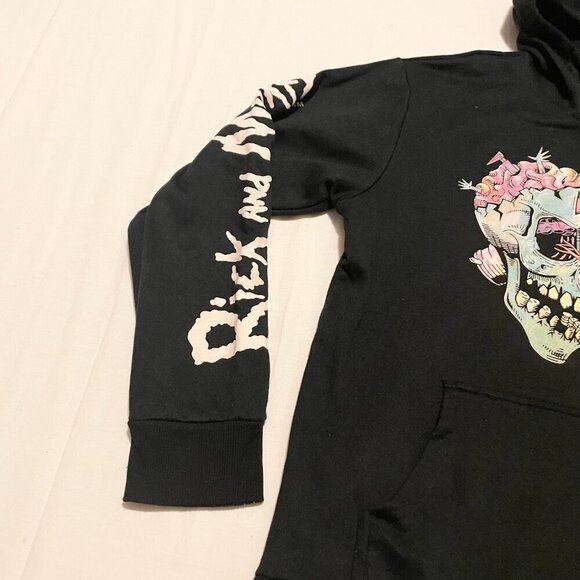 Rick an Morty Hoodie Mens Size Medium Sweatshirt Adult Swim - Picture 6 of 16